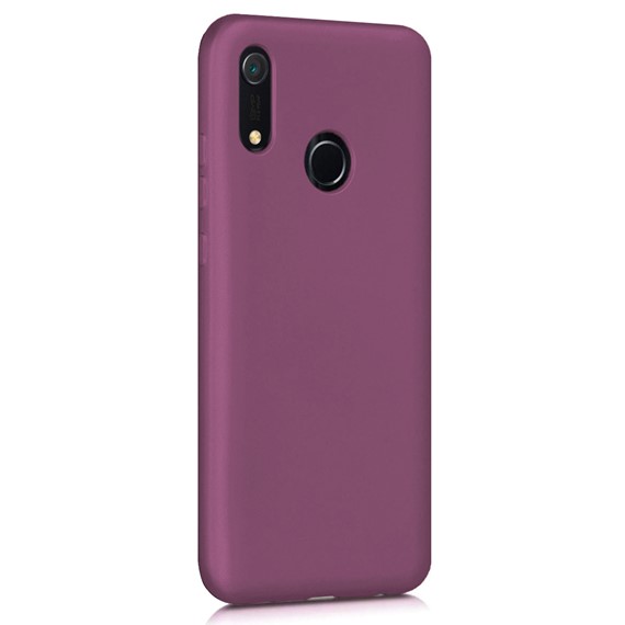 Microsonic Matte Silicone Huawei Y6s 2019 Kılıf Mor 2