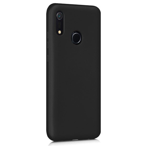 Microsonic Matte Silicone Huawei Y6s 2019 Kılıf Siyah 2