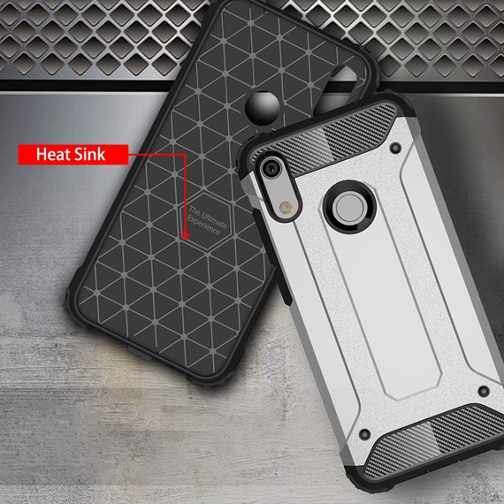 Microsonic Huawei Y6s 2019 Kılıf Rugged Armor Kırmızı 5