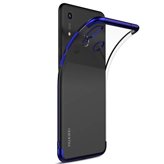 Microsonic Huawei Y6s 2019 Kılıf Skyfall Transparent Clear Mavi 2
