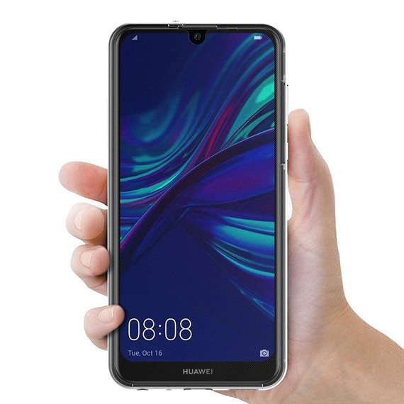 Microsonic Huawei Y7 2019 Kılıf 6 tarafı tam full koruma 360 Clear Soft Şeffaf 3