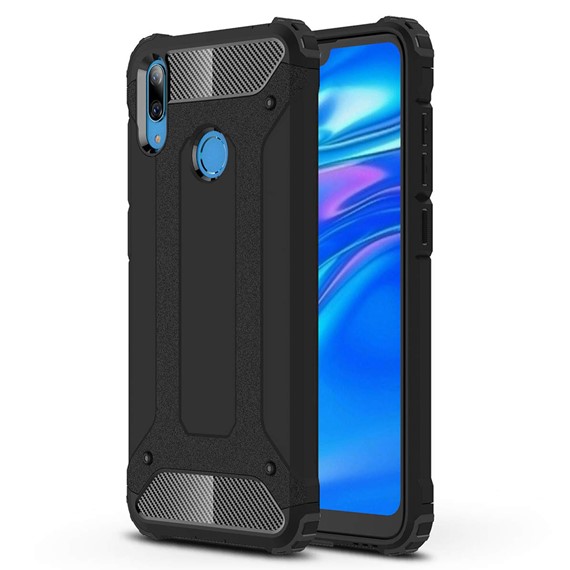 Microsonic Huawei Y7 2019 Kılıf Rugged Armor Siyah 1