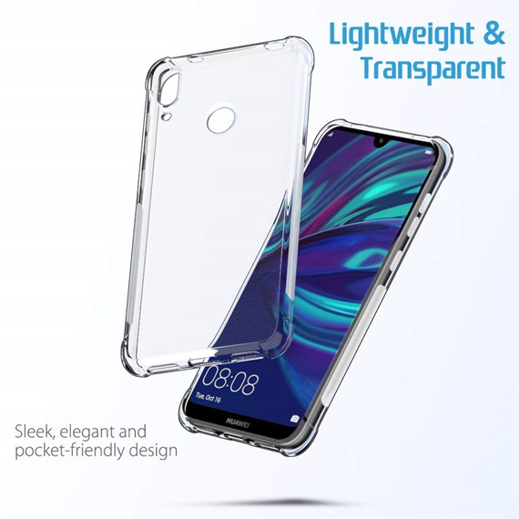 Microsonic Shock Absorbing Kılıf Huawei Y7 2019 Şeffaf 4