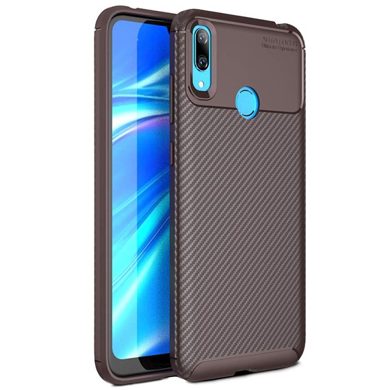 Microsonic Huawei Y7 Prime 2019 Kılıf Legion Series Kahverengi 1