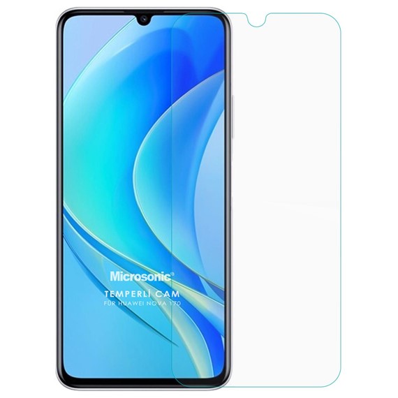 Microsonic Huawei Nova Y70 Tempered Glass Cam Ekran Koruyucu 2