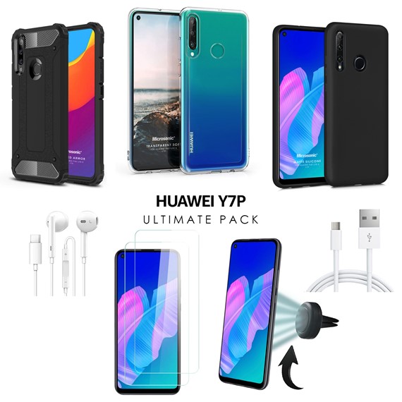 Microsonic Huawei Y7P Kılıf Aksesuar Seti 1