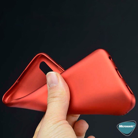 Microsonic Matte Silicone Huawei Y7P Kılıf Mavi 5