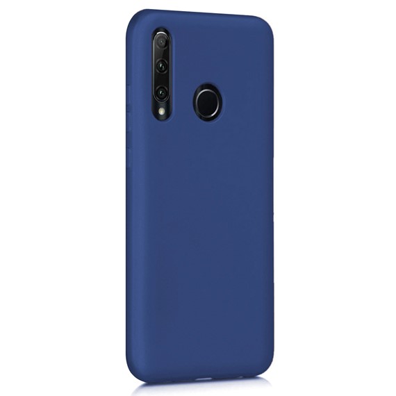 Microsonic Matte Silicone Huawei Y7P Kılıf Lacivert 2