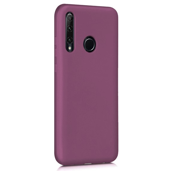 Microsonic Matte Silicone Huawei Y7P Kılıf Mor 2