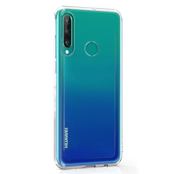 Microsonic Huawei Y7P Kılıf Transparent Soft Beyaz 2