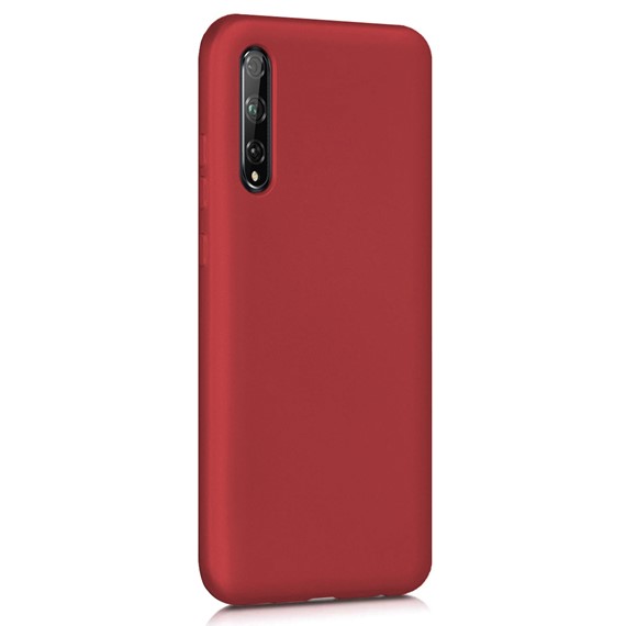 Microsonic Matte Silicone Huawei Y8P Kılıf Kırmızı 2