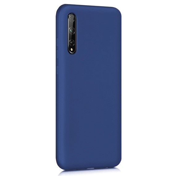 Microsonic Matte Silicone Huawei Y8P Kılıf Lacivert 2