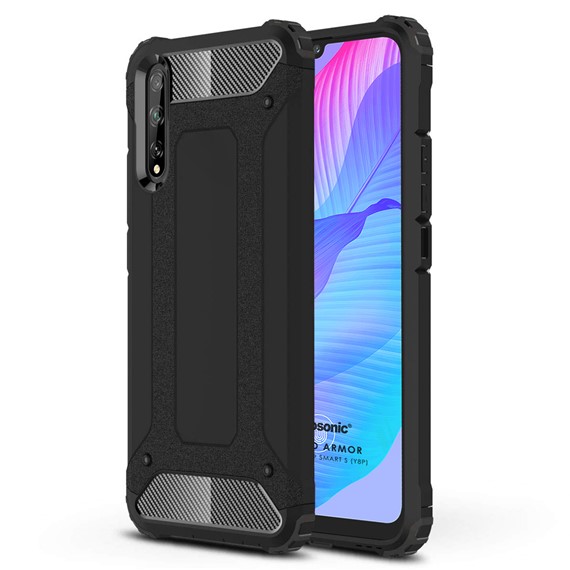 Microsonic Huawei Y8P Kılıf Rugged Armor Siyah 1