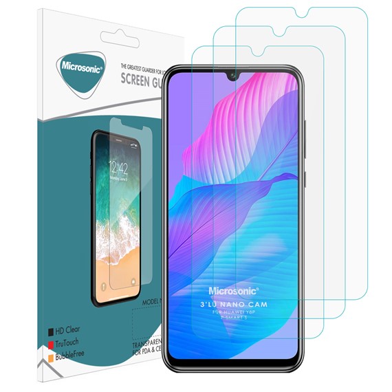 Microsonic Huawei Y8P Screen Protector Nano Glass 3 Pack 1