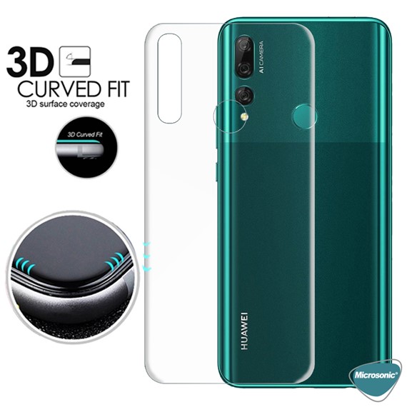Microsonic Huawei Y9 Prime 2019 Ön Arka Kavisler Dahil Tam Ekran Kaplayıcı Film 2