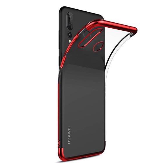 Microsonic Huawei Y9 Prime 2019 Kılıf Skyfall Transparent Clear Kırmızı 2