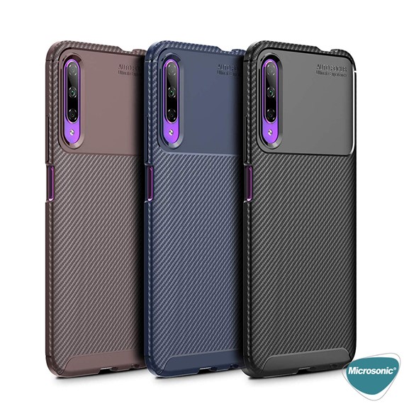 Microsonic Huawei Y9S Kılıf Legion Series Kahverengi 5