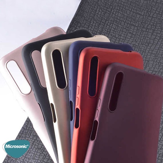 Microsonic Matte Silicone Huawei Y9S Kılıf Lacivert 4