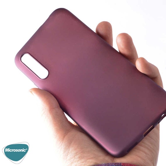 Microsonic Matte Silicone Huawei Y9S Kılıf Siyah 5