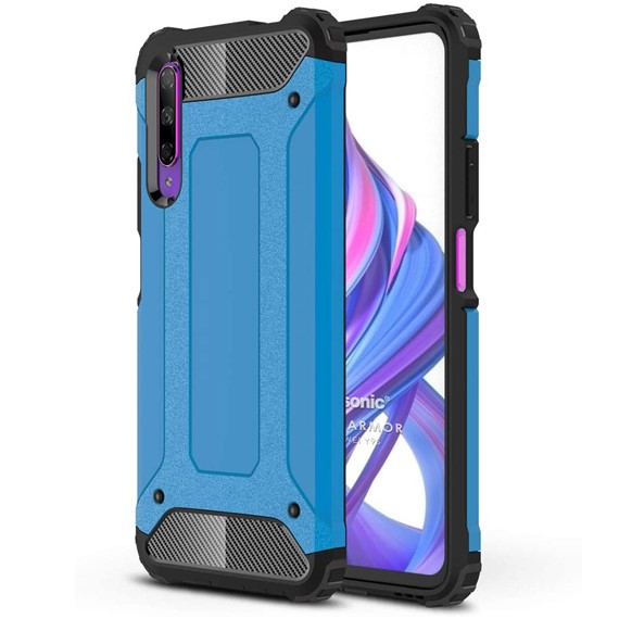 Microsonic Huawei Y9S Kılıf Rugged Armor Mavi 1