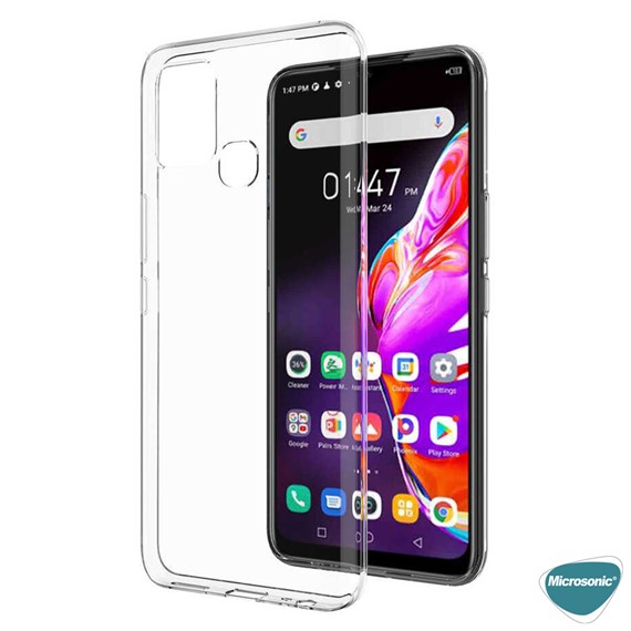 Microsonic Infinix Hot 10T Kılıf Transparent Soft Şeffaf 5