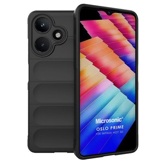 Microsonic Infinix Hot 30 4G Kılıf Oslo Prime Siyah 1
