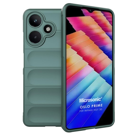 Microsonic Infinix Hot 30 4G Kılıf Oslo Prime Yeşil 1