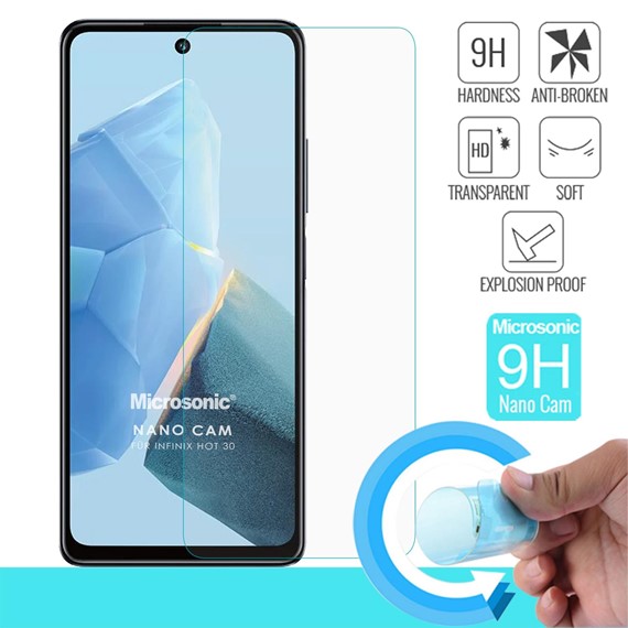 Microsonic Infinix Hot 30 Nano Glass Cam Ekran Koruyucu 2