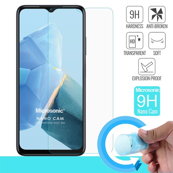 Microsonic Infinix Hot 30i Nano Glass Cam Ekran Koruyucu 2