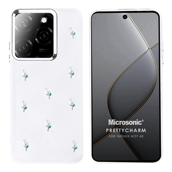 Microsonic Infinix Hot 40 Kılıf PrettyCharm Tulip 1
