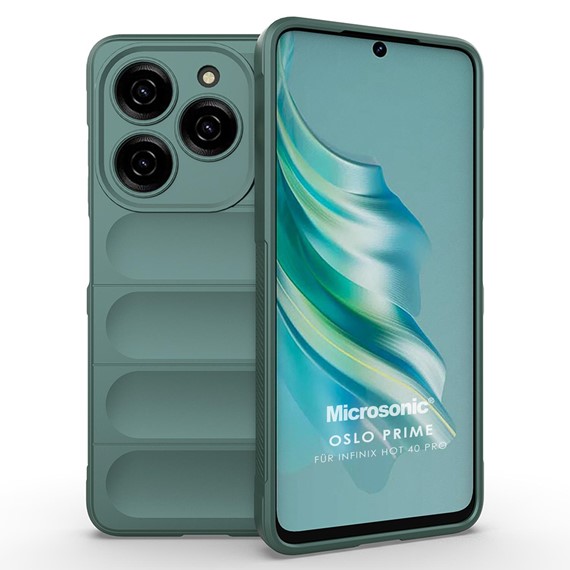 Microsonic Infinix Hot 40 Pro Kılıf Oslo Prime Yeşil 1