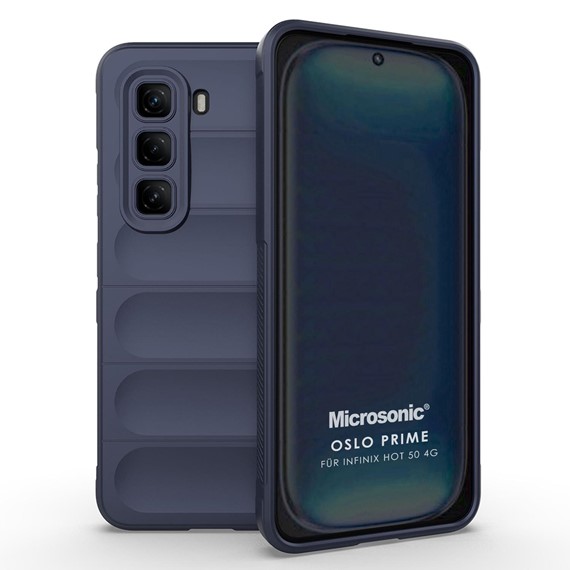 Microsonic Infinix Hot 50 4G Kılıf Oslo Prime Lacivert 1