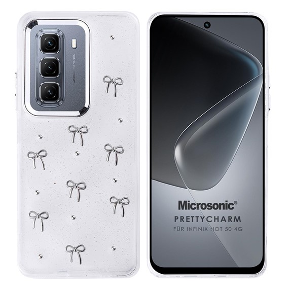 Microsonic Infinix Hot 50 4G Kılıf PrettyCharm Bow 1
