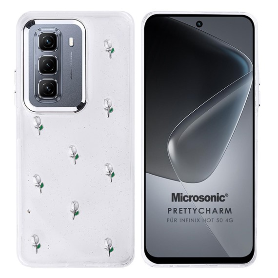 Microsonic Infinix Hot 50 4G Kılıf PrettyCharm Tulip 1