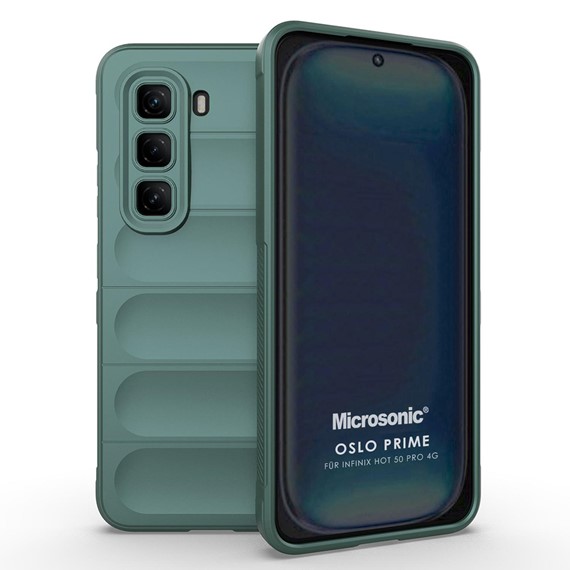 Microsonic Infinix Hot 50 Pro 4G Kılıf Oslo Prime Yeşil 1