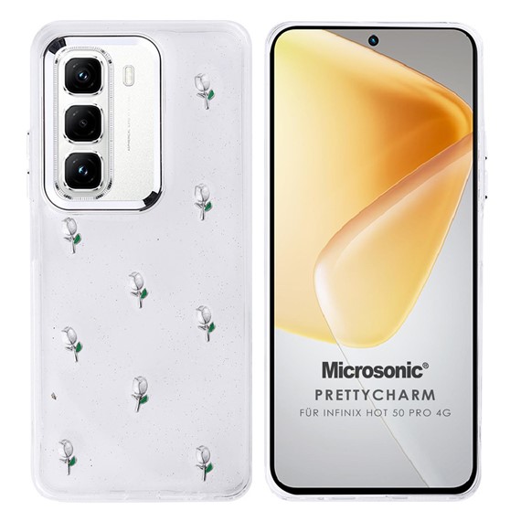 Microsonic Infinix Hot 50 Pro 4G Kılıf PrettyCharm Tulip 1