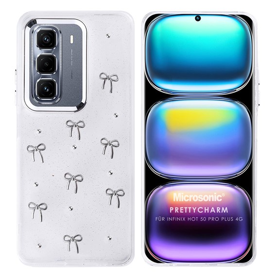 Microsonic Infinix Hot 50 Pro Plus Kılıf PrettyCharm Bow 1