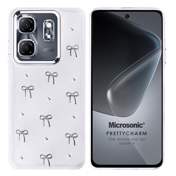 Microsonic Infinix Smart 9 Kılıf PrettyCharm Bow 1