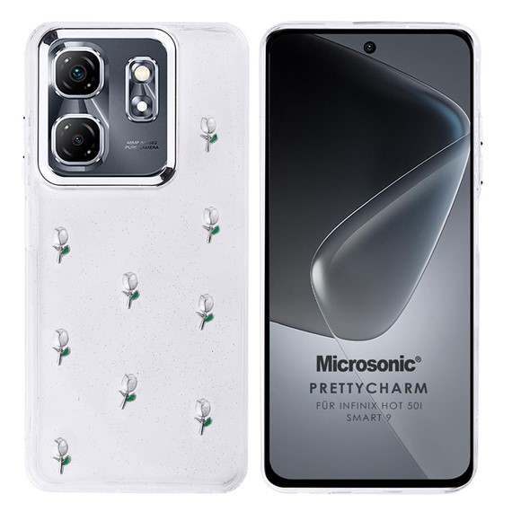 Microsonic Infinix Smart 9 Kılıf PrettyCharm Tulip 1