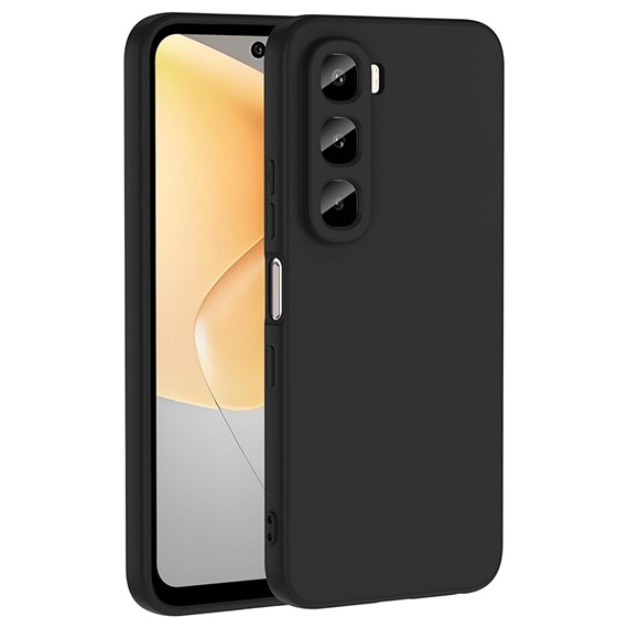 Microsonic Infinix Hot 60i 4G Kılıf Groovy Soft Siyah 1