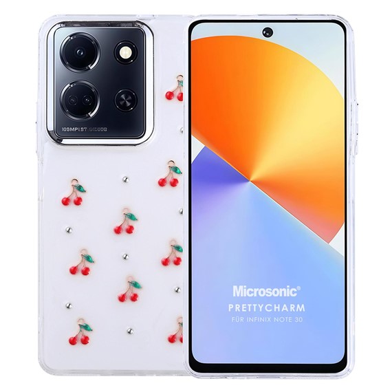 Microsonic Infinix Note 30 Kılıf PrettyCharm Cherry 1