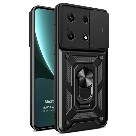 Microsonic Infinix Note 30 Pro Kılıf Impact Resistant Siyah 1