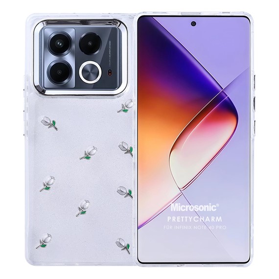 Microsonic Infinix Note 40 Pro Kılıf PrettyCharm Tulip 1
