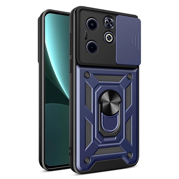 Microsonic Infinix Hot 40i Kılıf Impact Resistant Lacivert 1