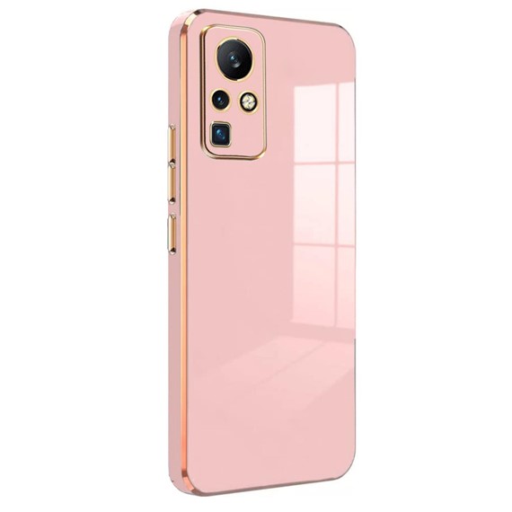 Microsonic Infinix Zero X Kılıf Olive Plated Pembe 1