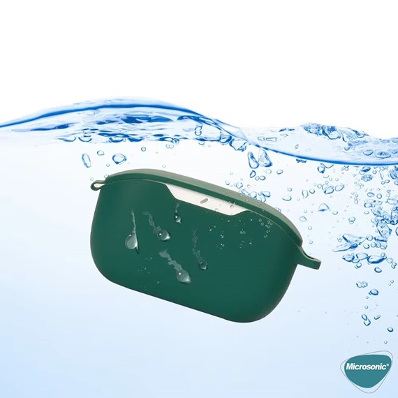 Microsonic JBL Wave Buds 2 Kılıf Askılı Mat Silikon Siyah 4