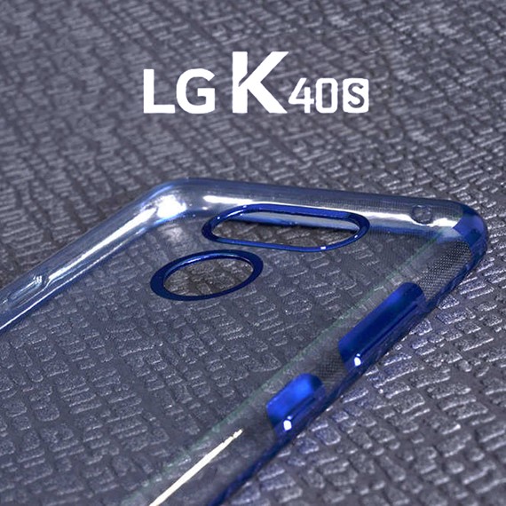 Microsonic LG K40s Kılıf Skyfall Transparent Clear Rose Gold 3