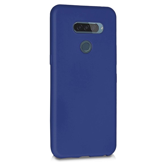 Microsonic Matte Silicone LG K50 Kılıf Lacivert 2