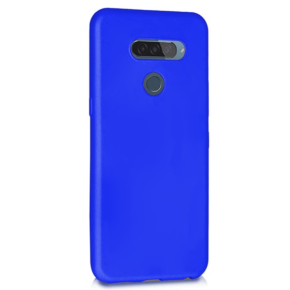 Microsonic Matte Silicone LG K50 Kılıf Mavi 2