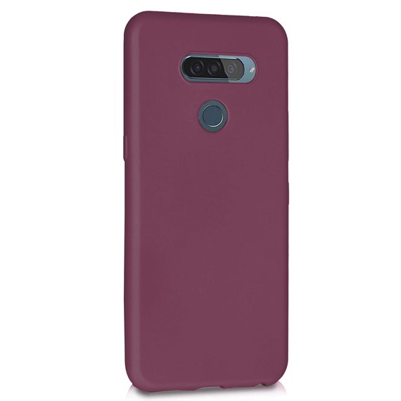 Microsonic Matte Silicone LG K50 Kılıf Mor 2